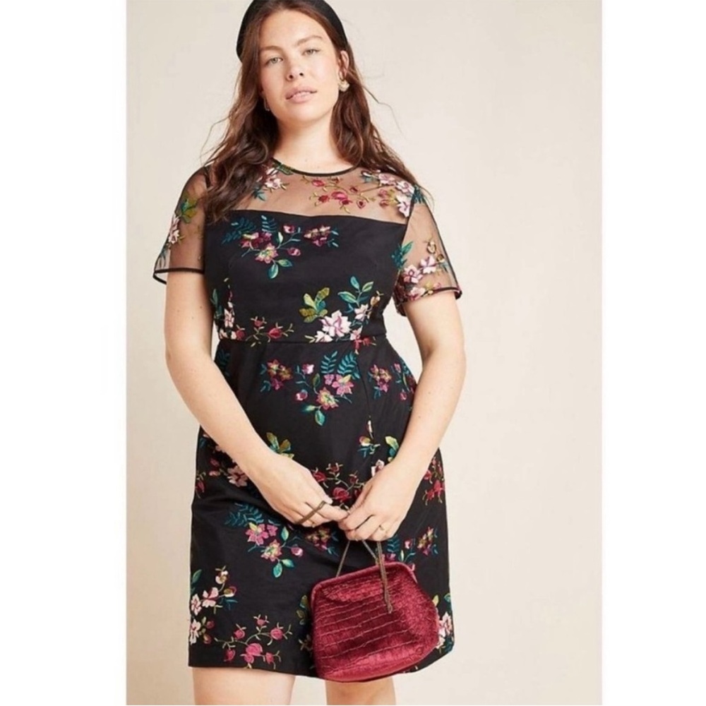 Hutch Black Floral Dress